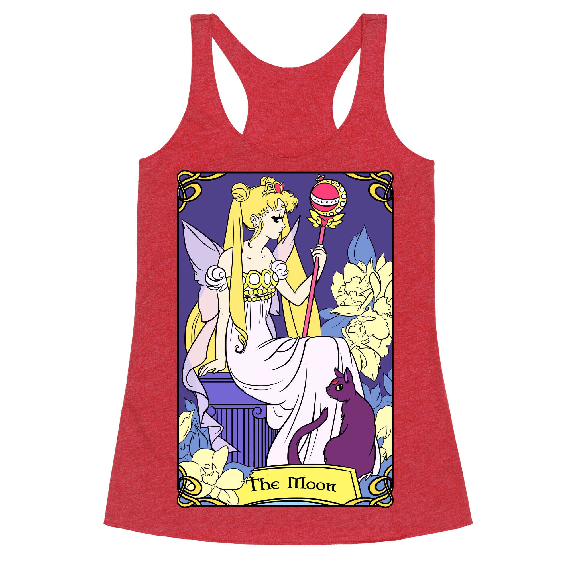 The Moon Tarot Racerback Tank
